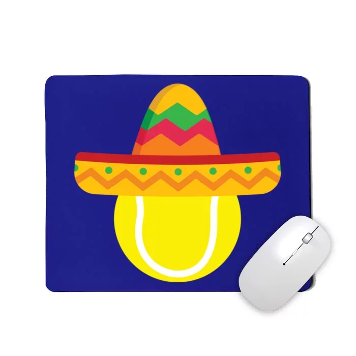 Sombrero Tennis Ball Cinco De Mayo Tennis Player Gift Mousepad