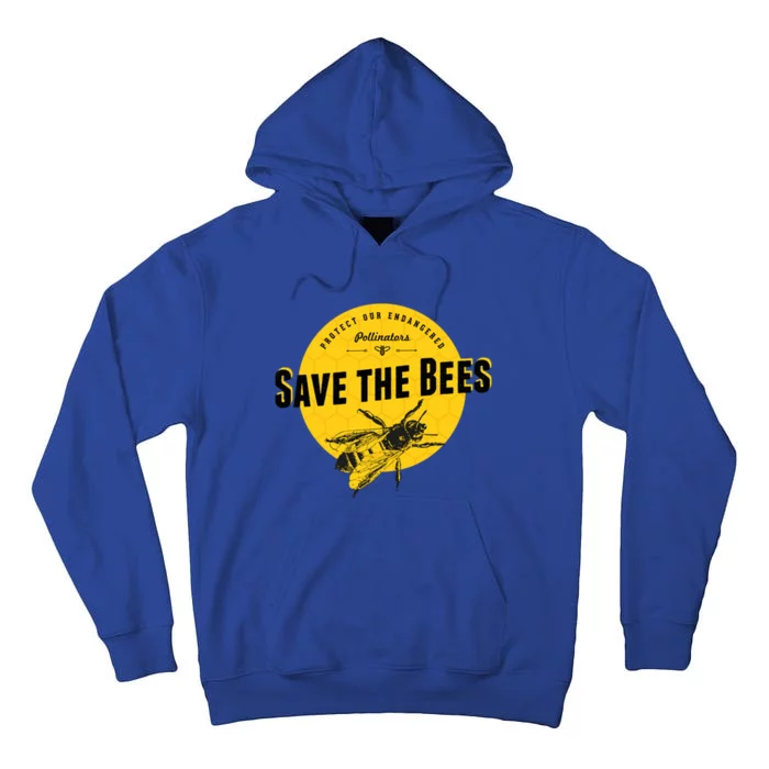 Save The Bees Great Gift Save Our Endangered Pollinators Tall Hoodie