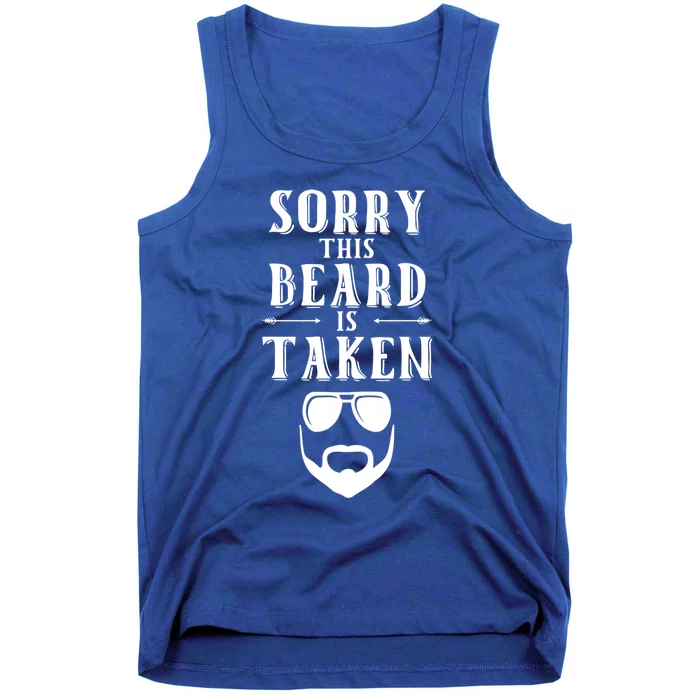 Sorry This Beard Is Taken Funny Gift Valentines Day Gift Tank Top