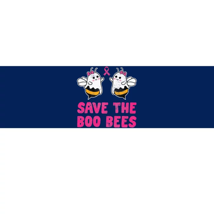 Save The Boo Bees Breast Cancer Awareness Halloween Bumper Sticker