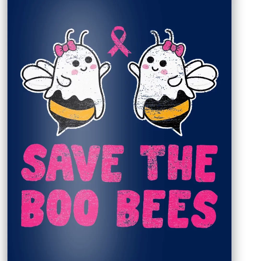 Save The Boo Bees Breast Cancer Awareness Halloween Poster