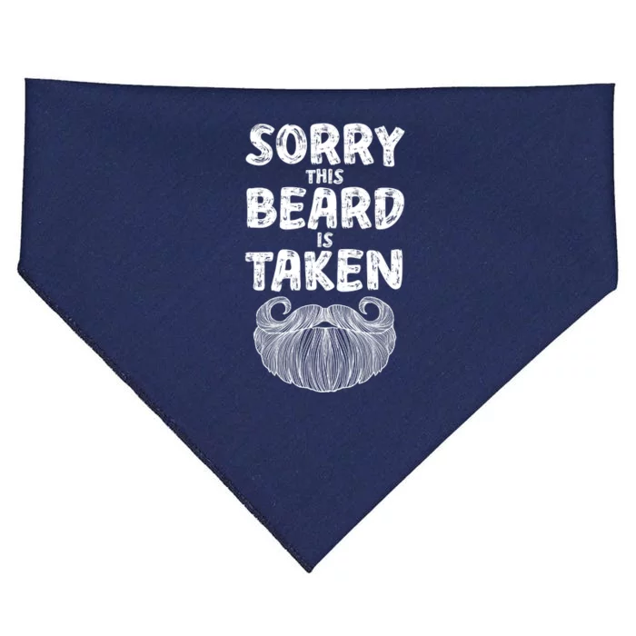 Sorry This Beard Is Taken USA-Made Doggie Bandana