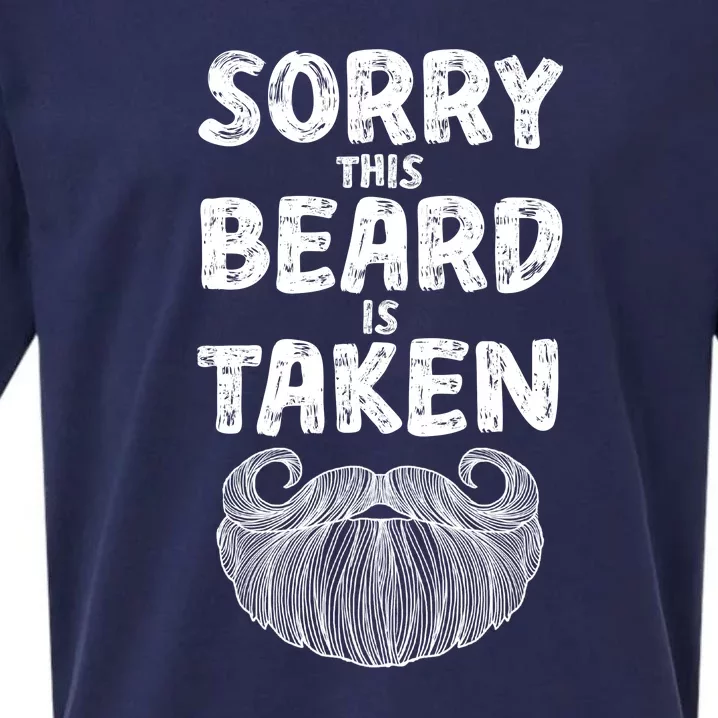 Sorry This Beard Is Taken Sueded Cloud Jersey T-Shirt