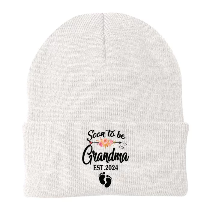 Soon To Be Grandma 2024 Mothers Day For New Grandma Knit Cap Winter Beanie