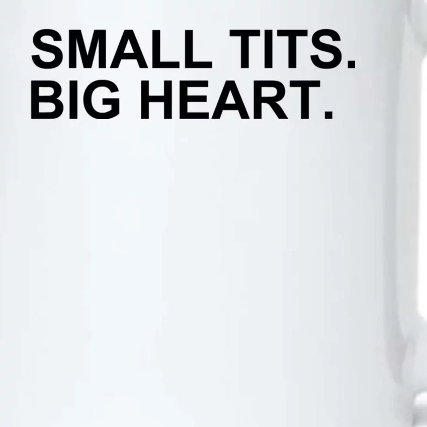 Small Tits Big Heart Black Color Changing Mug