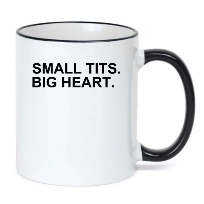 Small Tits Big Heart Black Color Changing Mug