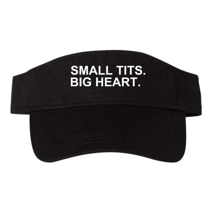 Small Tits Big Heart Valucap Bio-Washed Visor