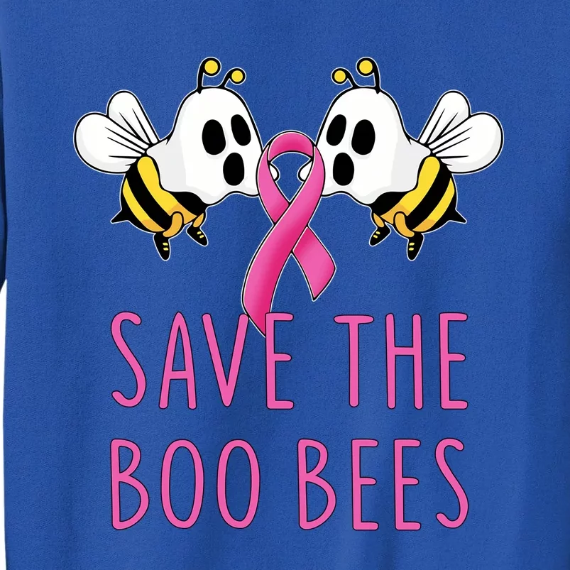 Save The Boo Bees Breast Cancer Awareness Boo Bees Halloween Cute Gift Sweatshirt