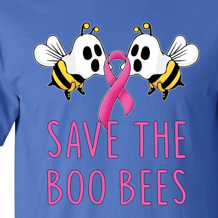 Save The Boo Bees Breast Cancer Awareness Boo Bees Halloween Cute Gift Tall T-Shirt