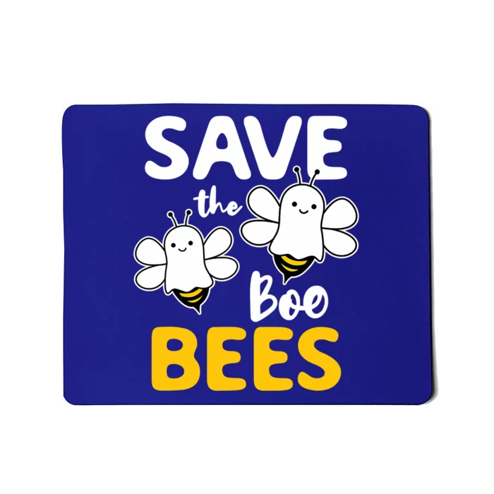 Save The Boo Bees Breast Cancer Awareness Halloween Ghost Funny Gift Mousepad