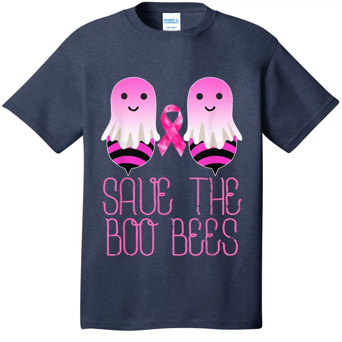 Save The Boo Bees Pink Ribbon Funny Breast Cancer Halloween T-Shirt