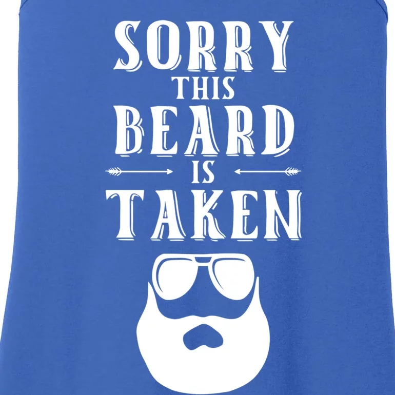 Sorry This Beard Is Taken Cool Gift Valentines Day Gift Ladies Essential Tank