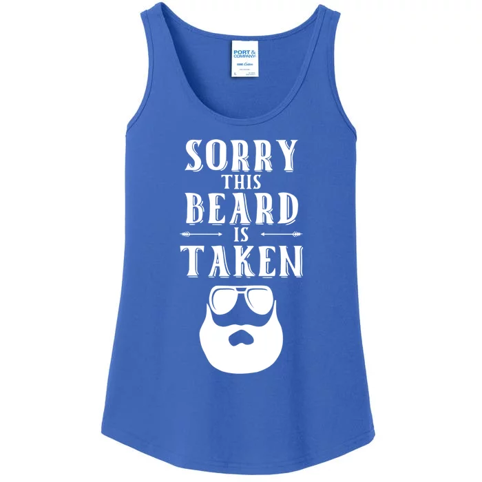 Sorry This Beard Is Taken Cool Gift Valentines Day Gift Ladies Essential Tank