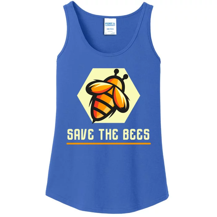 Save The Bees Earth Day Beekeeper Honey Save Our Planet Gift Ladies Essential Tank