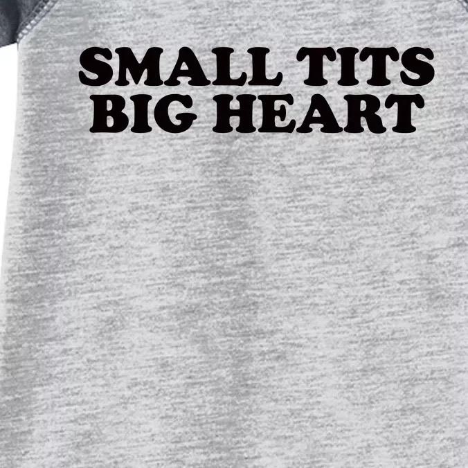 Small Tits Big Heart Infant Baby Jersey Bodysuit