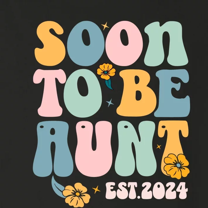 Soon To Be Aunt Est 2024 New Aunt Pregnancy Announcement Toddler Long Sleeve Shirt