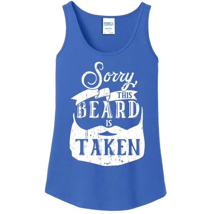 Sorry This Beard Is Taken Gift Valentines Day Gift Ladies Essential Tank