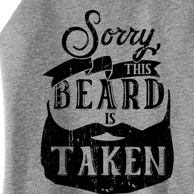 Sorry This Beard Is Taken Gift Valentines Day Gift Women’s Perfect Tri Rocker Tank