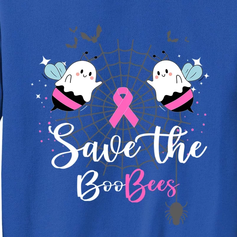 Save The Boo Bees: Ghost Spider Bat Pink Ribbon Black Gift Tall Sweatshirt