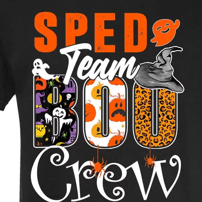 Sped Team Boo Crew Halloween Costume Special Education Crew Garment-Dyed Heavyweight T-Shirt