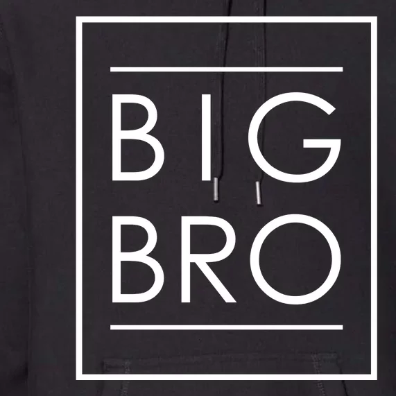 Soon To Be New Big Brother Gift Proud Big Bro Announcement Premium Hoodie