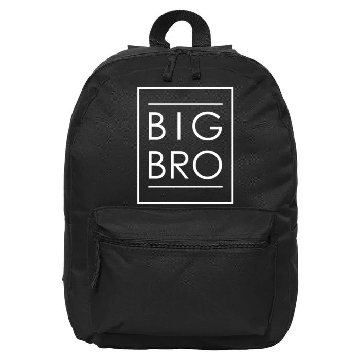 Soon To Be New Big Brother Gift Proud Big Bro Announcement 16 in Basic Backpack