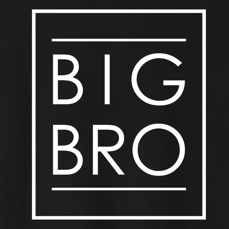 Soon To Be New Big Brother Gift Proud Big Bro Announcement Women's Crop Top Tee