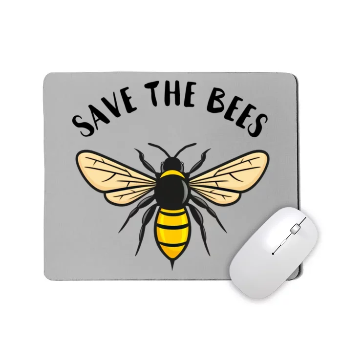 Save The Bees Save Our Planet Beekeeper Honey Earth Day Gift Mousepad