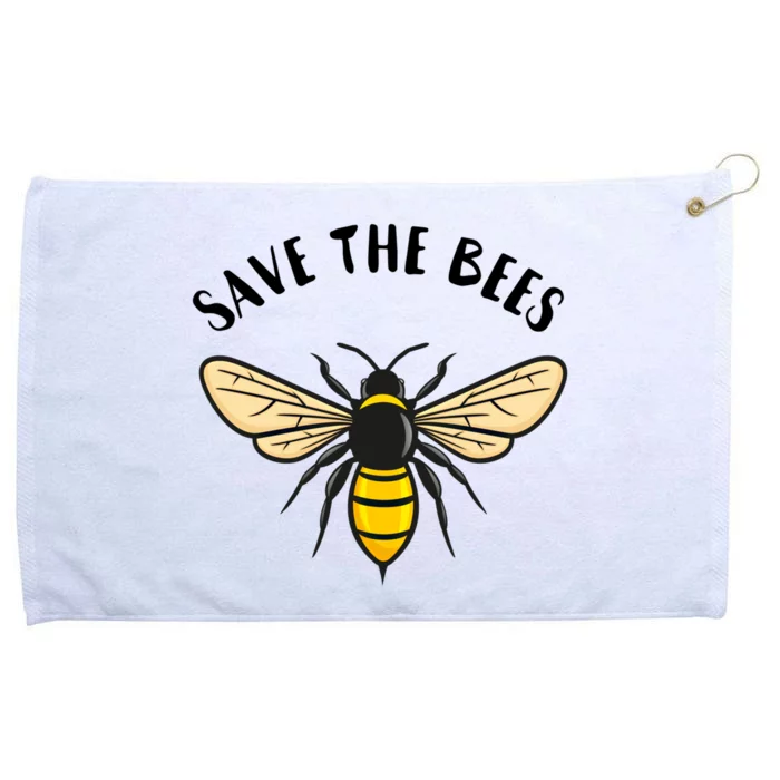 Save The Bees Save Our Planet Beekeeper Honey Earth Day Gift Grommeted Golf Towel