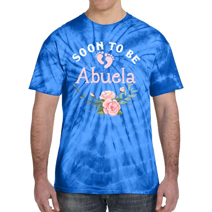 Soon To Be Abuela First Time Grandma Promoted To New Grandma Gift Tie-Dye T-Shirt