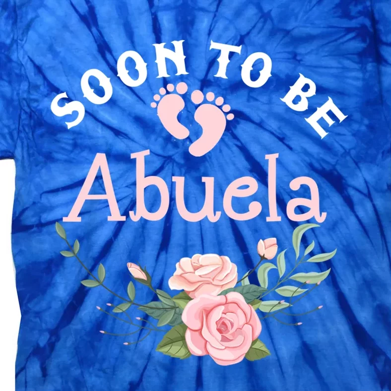 Soon To Be Abuela First Time Grandma Promoted To New Grandma Gift Tie-Dye T-Shirt