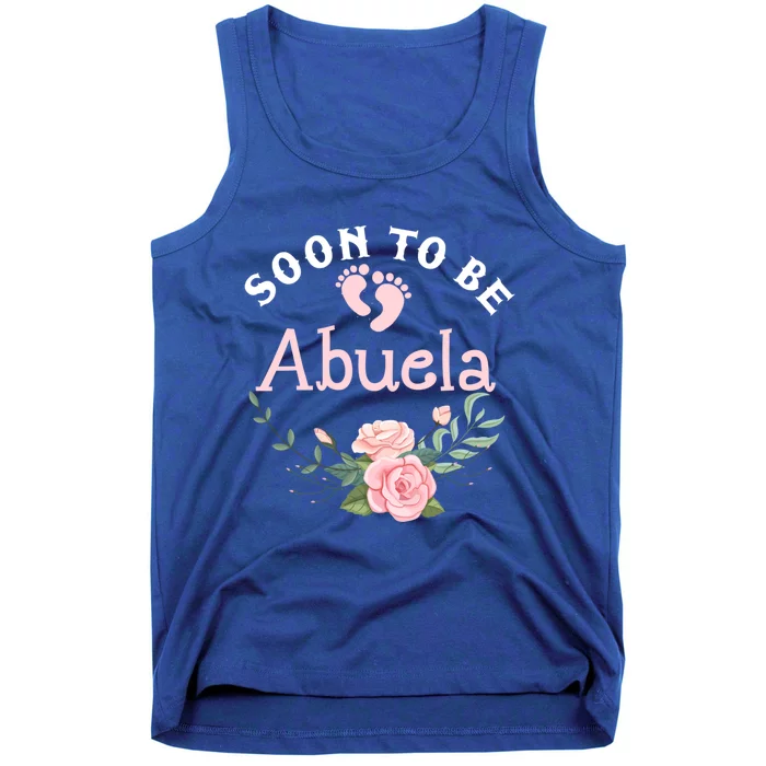 Soon To Be Abuela First Time Grandma Promoted To New Grandma Gift Tank Top