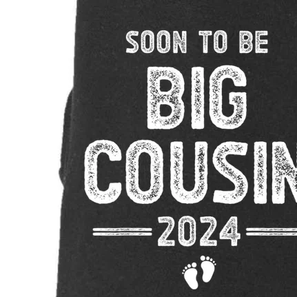 Soon To Be Big Cousin 2024 Promoted To Big Cousin Doggie 3-End Fleece Hoodie