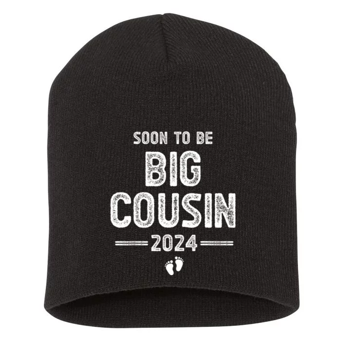 Soon To Be Big Cousin 2024 Promoted To Big Cousin Short Acrylic Beanie