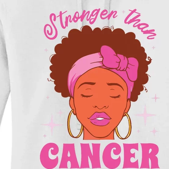 Stronger Than Breast Cancer Pink Ribbon Breast Cancer Women's Pullover Hoodie