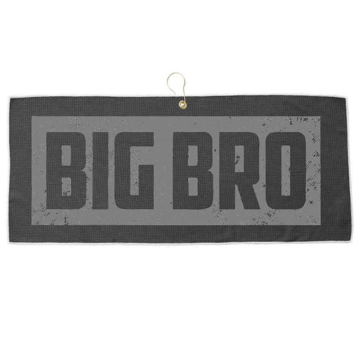 Soon To Be New Big Brother Proud Big Bro Announcement Large Microfiber Waffle Golf Towel