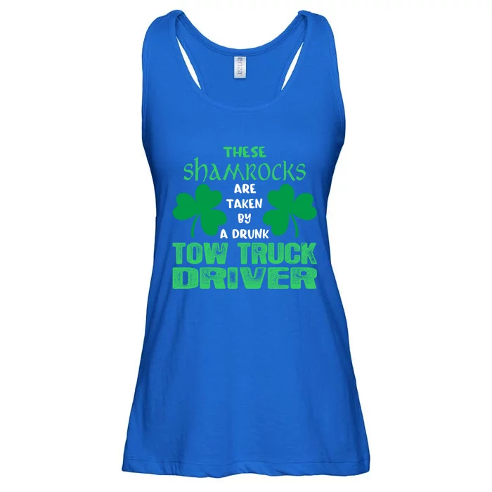 Shamrocks Taken By Drunk Tow Truck Driver St Patrick Gift Ladies Essential Flowy Tank