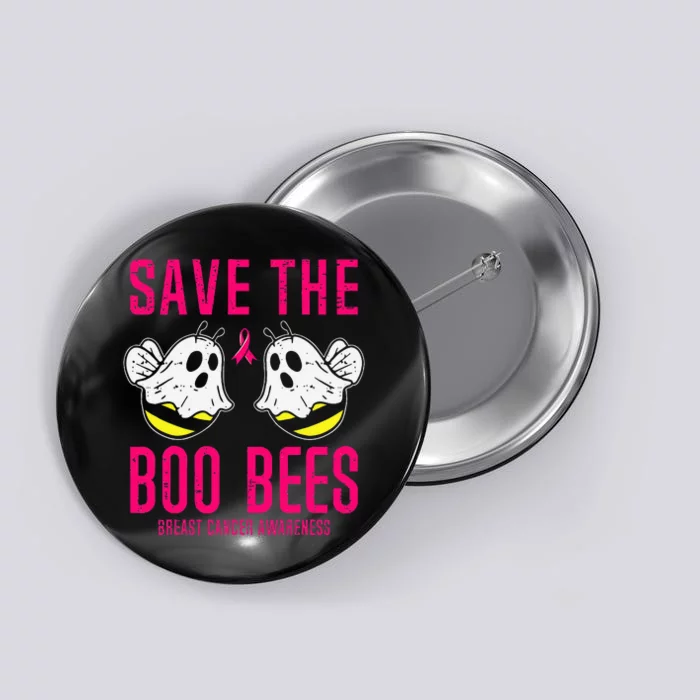 Save The Boobees Boo Bees Breast Cancer Halloween Button