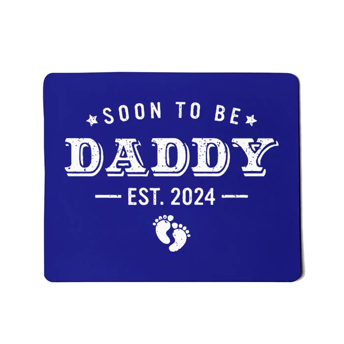 Soon To Be Dad Est 2024 Fathers Day First Time Dad Mousepad