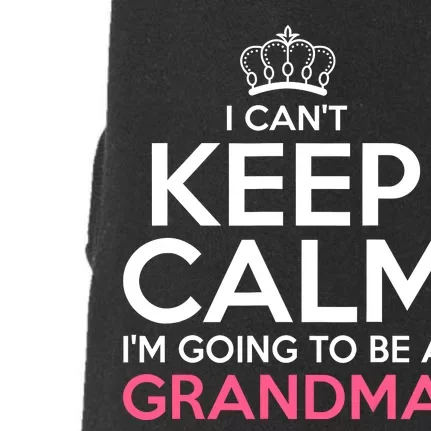 Soon To Be Grandma Art For Mom Women New Grandmother Grandma Doggie 3-End Fleece Hoodie