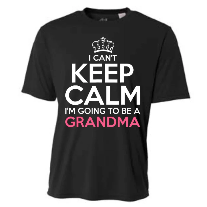 Soon To Be Grandma Art For Mom Women New Grandmother Grandma Cooling Performance Crew T-Shirt