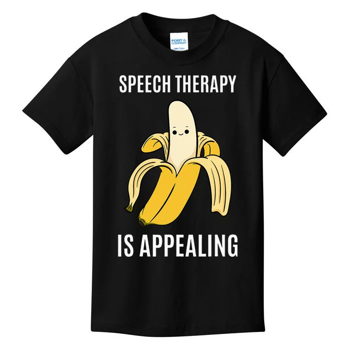 Speech Therapy Banana Language Pathologists SLP Kids T-Shirt