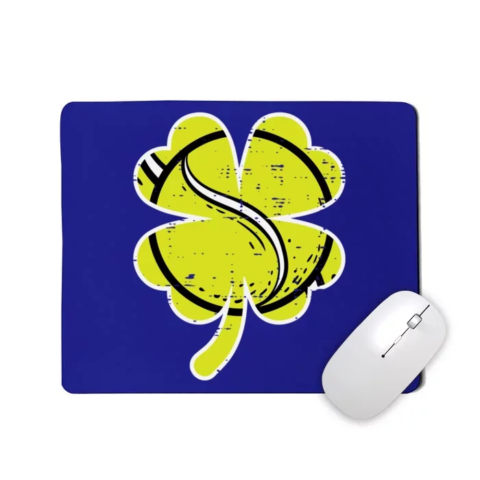 Shamrock Tennis Ball St Patricks Day Sports Meaningful Gift Mousepad