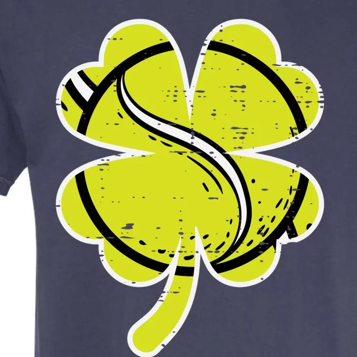 Shamrock Tennis Ball St Patricks Day Sports Meaningful Gift Garment-Dyed Heavyweight T-Shirt