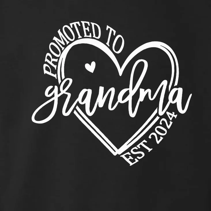 Soon to Be Grandma 2024 Promoted to Grandmother Est 2024 Toddler Hoodie