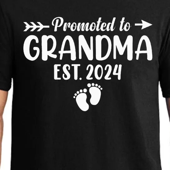 Soon To Be Grandma 2024 Promoted To Grandma Pajama Set