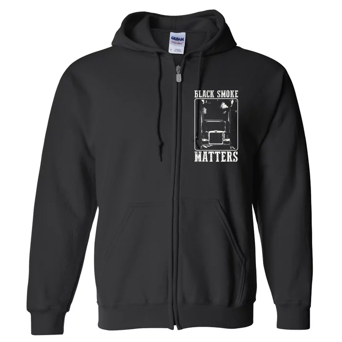 Super Trucker Big Rig SemiTrailer Truck Driver Full Zip Hoodie