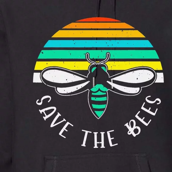 Save the Bees Bee BeeKeeper Climate Change Save the Bees Premium Hoodie