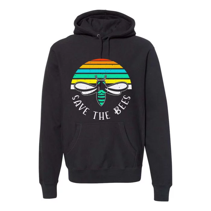 Save the Bees Bee BeeKeeper Climate Change Save the Bees Premium Hoodie