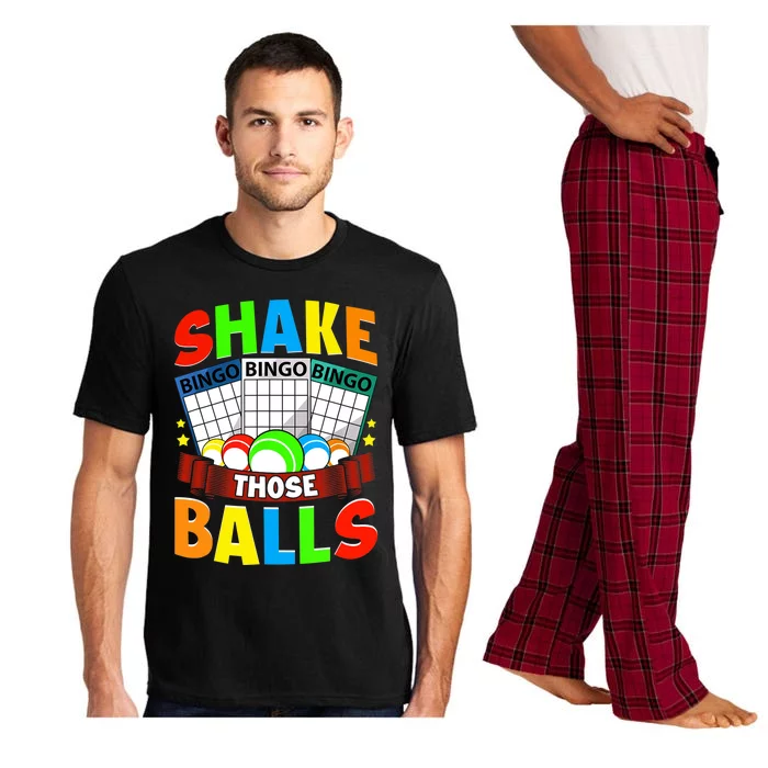 Shake Those Balls Funny Bingo Player Bingo Novelties Pajama Set